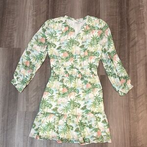 Vineyard Vines Smocked Waist Mini Dress